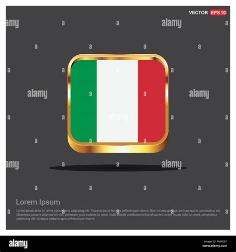 Italy flag design vector Stock Vector Image & Art - Alamy