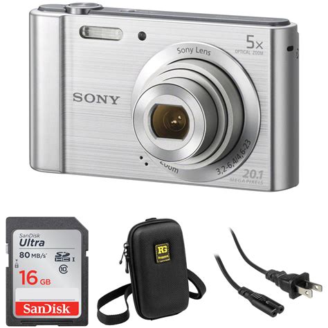 Sony Cyber-shot DSC-W800 Digital Camera with Accessory Kit