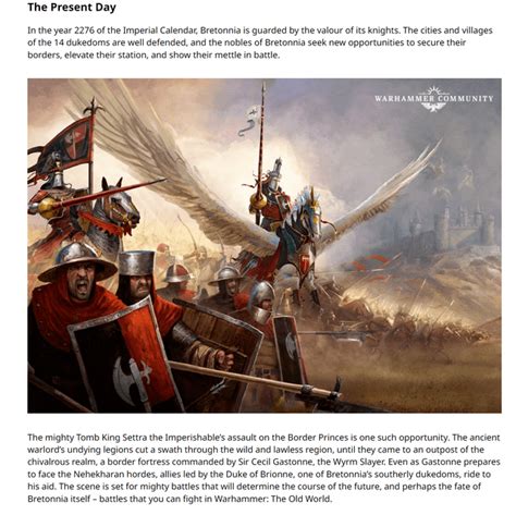 New lore for Bretonnia : r/Bretonnian