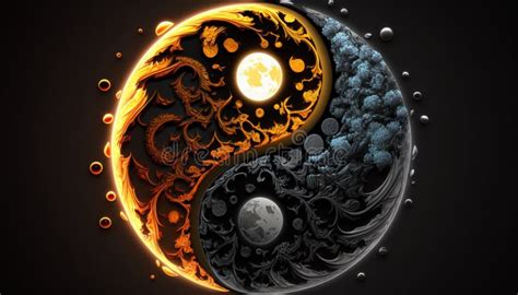 Yin yang wallpaper stock illustration. Illustration of symbol - 270001114