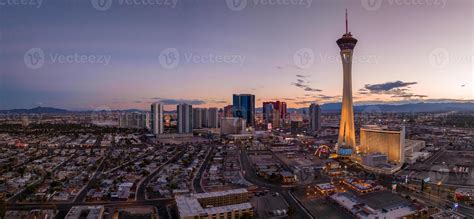 Panoramic aerial view of the Las Vegas Strip. 13433245 Stock Photo at ...