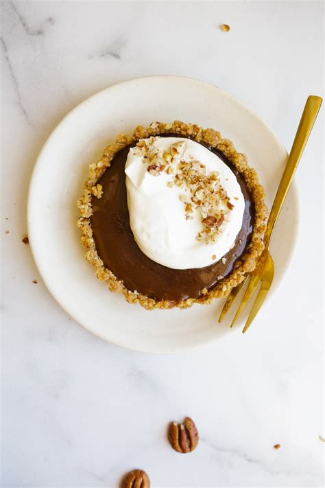 Chocolate Caramel Pecan Tarts - Wood & Spoon