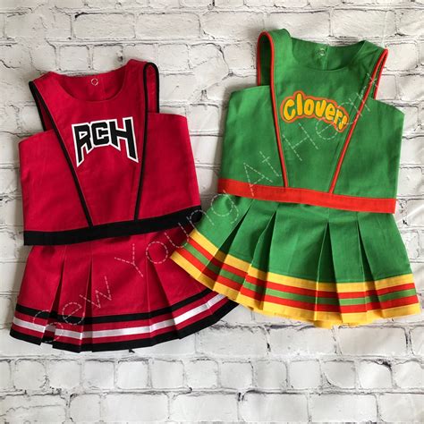 El Toros Bring It on Cheerleader Uniform Top and Skirt Sizes - Etsy