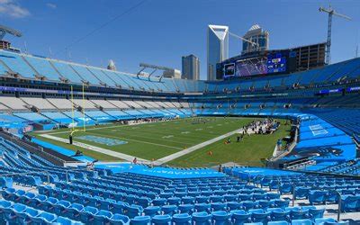 Download wallpapers Bank of America Stadium, inside view, Carolina ...