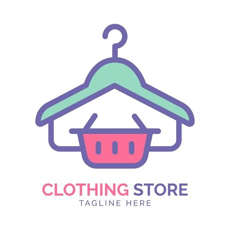 Premium Vector | Clothing store logo vector