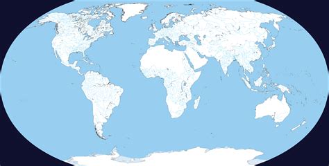 Map World Empty – Topographic Map of Usa with States