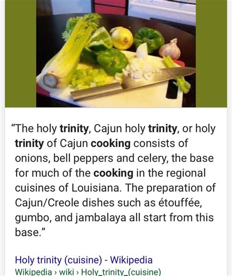 Holy Trinity | Cajun cooking, Fruits and veggies, Stuffed peppers