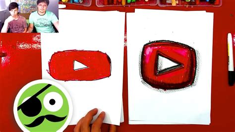 How to Draw the YouTube Logo - YouTube