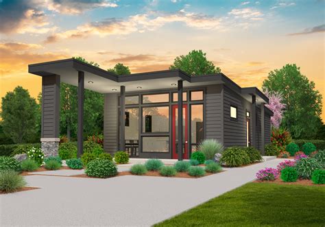 Small Modern House Plan Single Story Modern Small House, 47% OFF