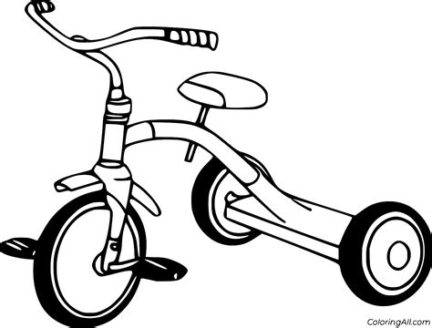 Tricycle Coloring Pages (25 Free Printables) - ColoringAll