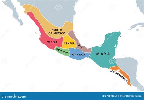 Mesoamerica Region Map