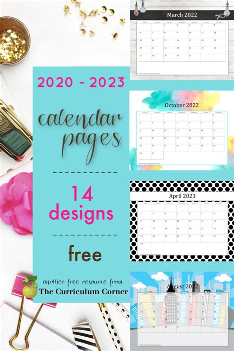 FREE Teacher Calendar Pages | Kalender