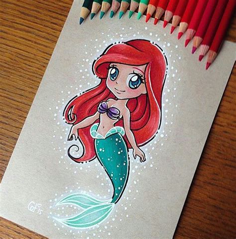 Kawaii Disney Disney Ariel Goth Disney Kawaii Art Kawaii Anime