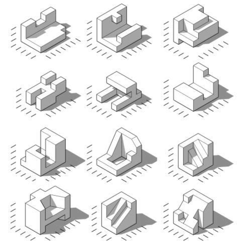 Isometric Drawing Examples | 101hannelore