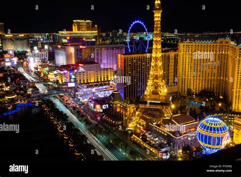 The casinos and hotels of South Las Vegas Boulevard aka the Las Vegas ...