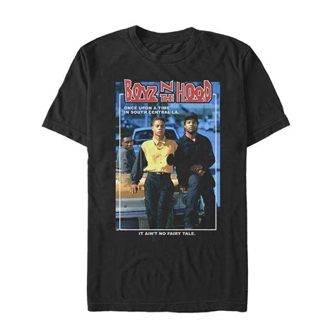 Boyz N The Hood - Men's Boyz n the Hood Movie Poster Graphic Tee Black ...