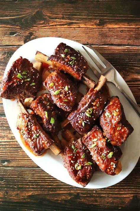 Instant Pot Korean BBQ Beef Short Ribs - Simply Happenings