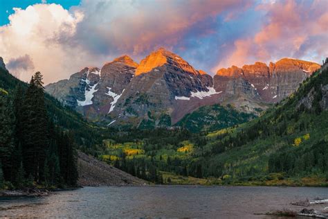 Sunrise at Maroon Bells, CO : pics