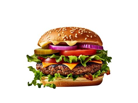 fresh tasty veggie burger isolated on white background 27143609 PNG