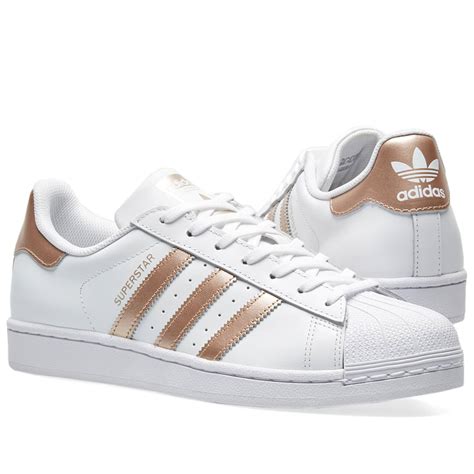 Adidas Women's Superstar W White & Copper | END. (US)