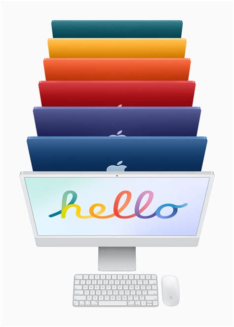 iMac features all-new design in vibrant colors, M1 chip, and 4.5K ...