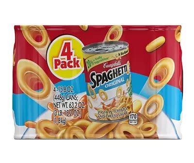 Campbell's SpaghettiOs Original 15.8 Oz. Cans, 4-Pack | Big Lots