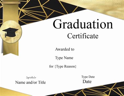 Graduation Certificate Template | Customize Online & Print