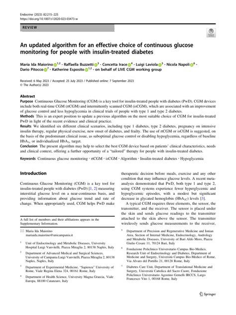 CGM comparison for people with insulin treated research july 2023 | PDF ...