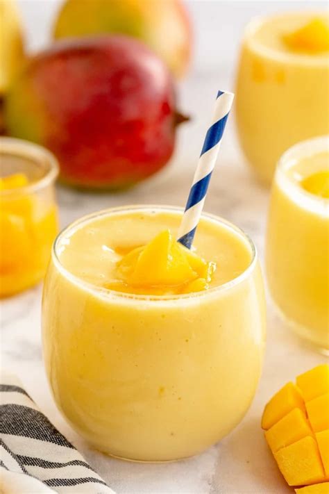 Healthy Mango Smoothie - Wholesome Made Easy