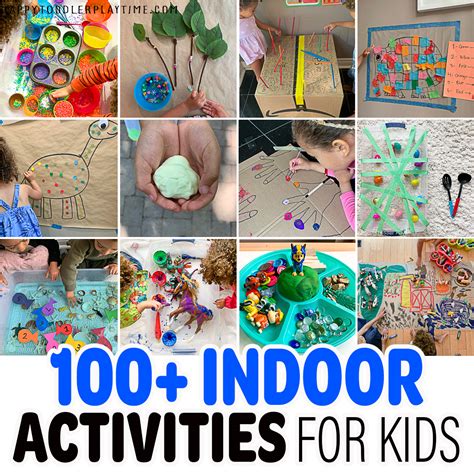 100+ Indoor Activities for Kids - HAPPY TODDLER PLAYTIME