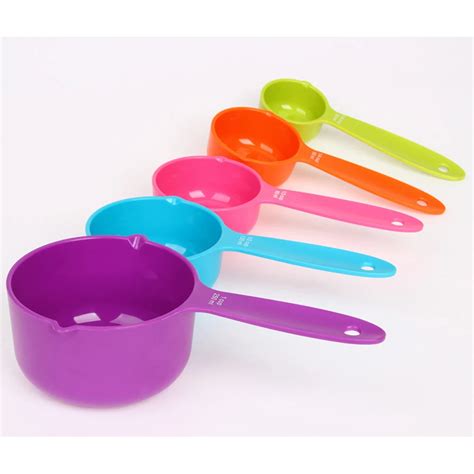 5 pcs/ set Kitchen Measuring Spoons Measuring Cups Baking Utensil Set ...