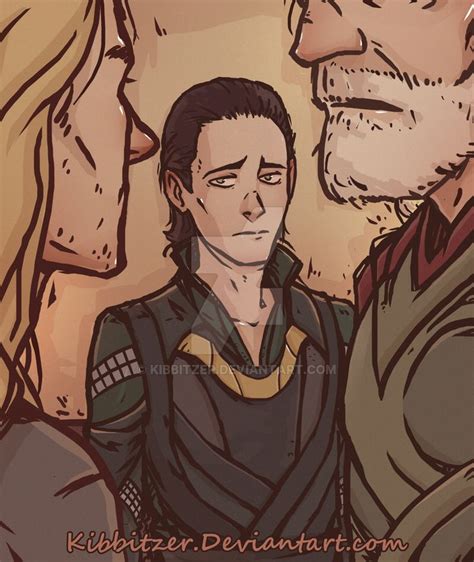 Thor, Loki, and Odin | Loki fanart, Loki art, Loki marvel