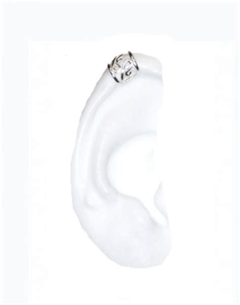 Rossi - Silver Upper Cartilage Helix Ear CuffEarlums