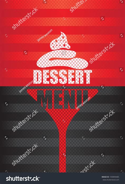 Dessert Menu Background Stock Vector (Royalty Free) 193899485 ...