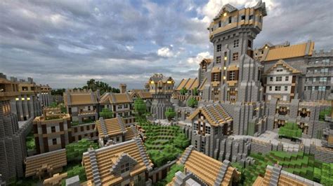 Town Minecraft Village House Ideas : Minecraft Building Ideas For A ...