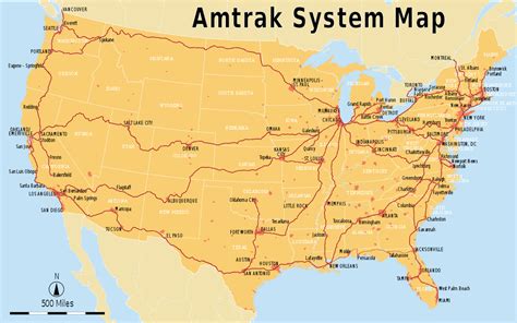 List Of Amtrak Routes - Wikipedia - Amtrak Route Map California ...