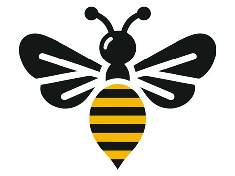 Bee Logo Template PNG vector in SVG, PDF, AI, CDR format