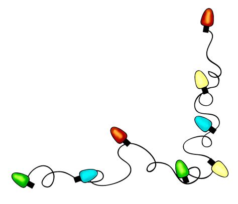 Christmas Lights Banner Clipart | Free download on ClipArtMag