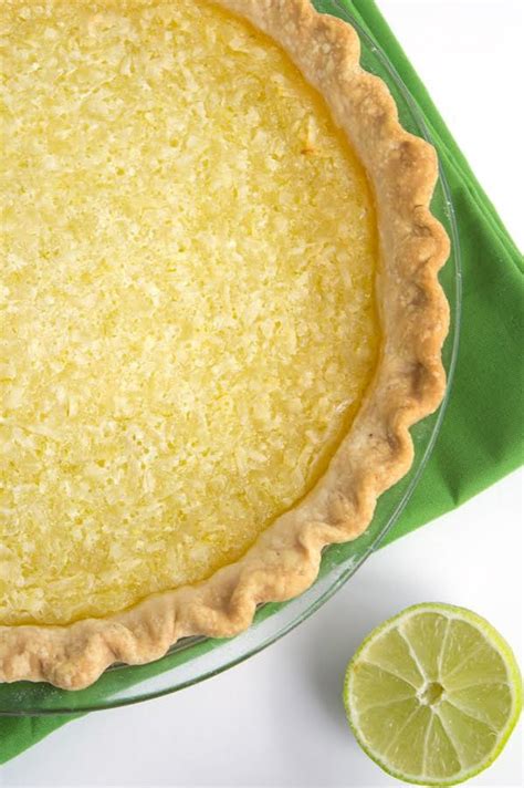 Lime Coconut Buttermilk Pie - Recipe Girl®