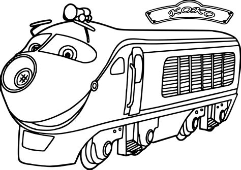 Chuggington Koko coloring page - free printable coloring pages on ...