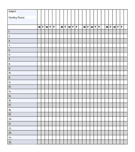 9 Excel Gradebook Template Excel Templates - Riset