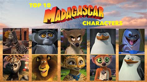 My Top 10 Favorite Madagascar Characters by JackSkellington416 on ...