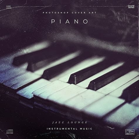 Piano Music Album Cover Art - Photoshop PSD