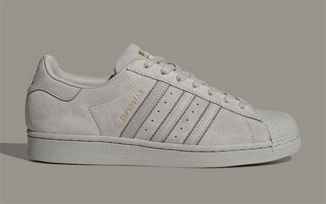 The adidas Superstar Stays Stately in Grey Suede - Releases