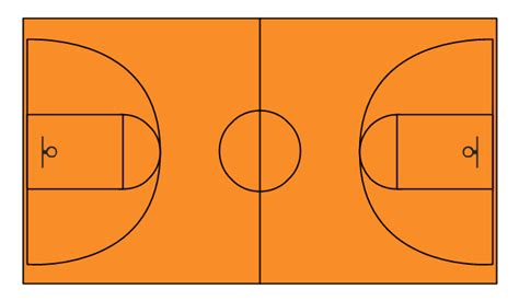 Basketball court clipart 5 - WikiClipArt