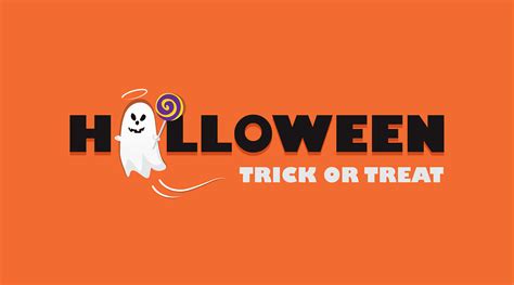 Download Halloween Trick Or Treat Orange Background Royalty-Free Vector ...