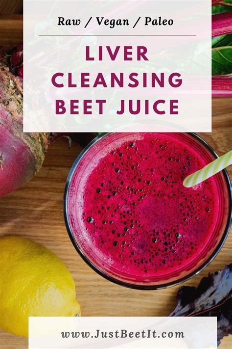 Liver Cleansing and Hydrating Beet Juice — Just Beet It