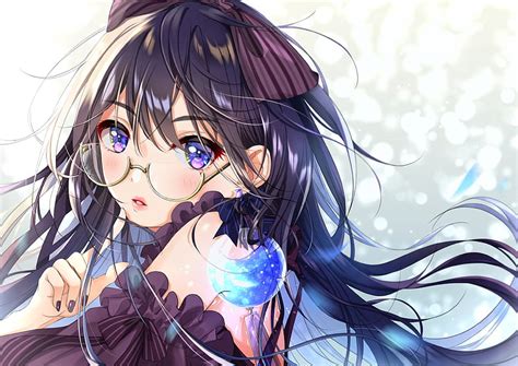 90+ Wallpaper Anime Girl Glasses - MyWeb