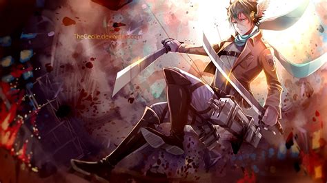 Download Levi Ackerman Attack On Titan Anime HD Wallpaper