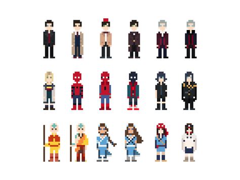 Pixel Art Character Template